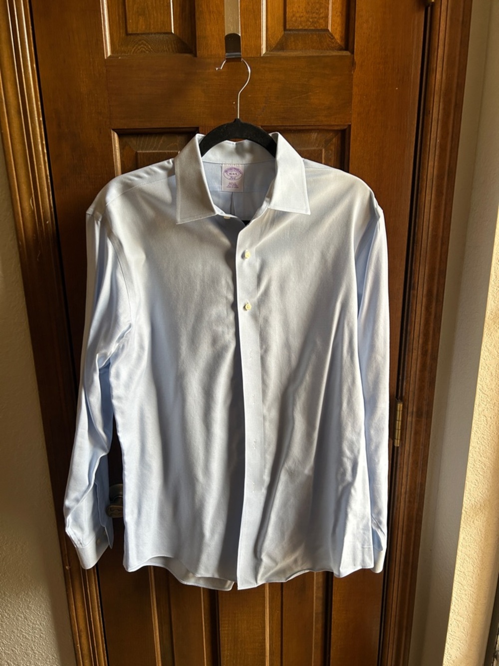 Brooks Brothers Light Blue Dress Shirt - Spread Collar